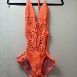Free people x Lisa crochet monokini xs